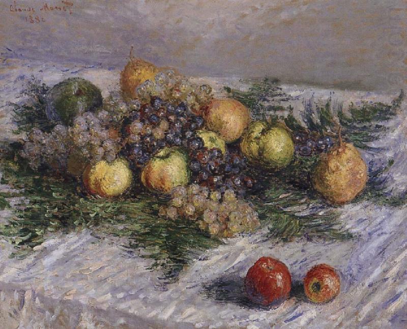 Claude Monet Still life with Pears and Grapes china oil painting image